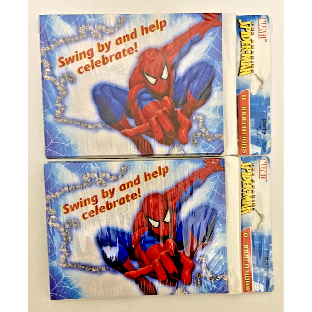 SPIDER-MAN Swing‎ By And Help Celebrate! 16 Birthday Party Invitations